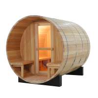 Smartmak sauna outdoor dry steam sauna barrel sauna rooms easy to install