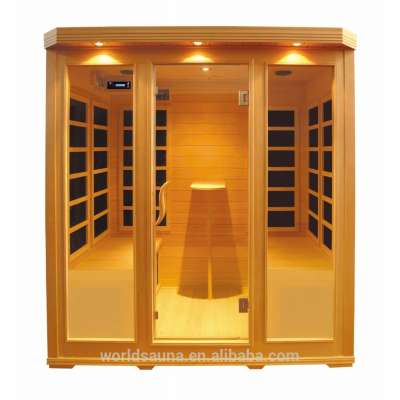 Hemlock and red cedar low EMF Fiber carbon far infrared sauna room