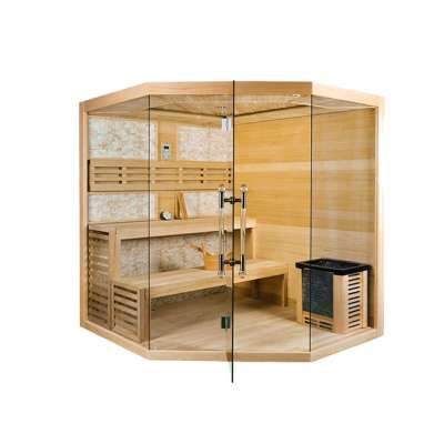 6 person traditional steam sauna room