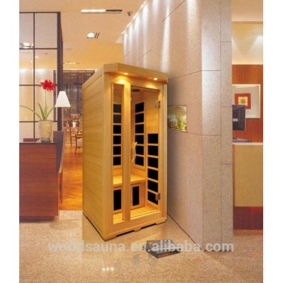 one person hemlock fiber carbon sauna