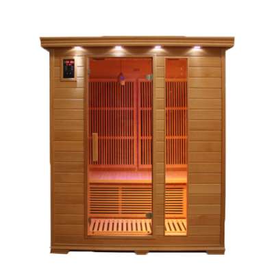 Far infrared sauna room with oxygen ionizer