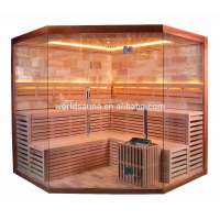 corner steam sauna