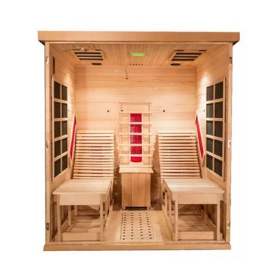 Infrared sauna room 2 person lay down