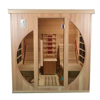 Indoor classics infrared sauna room for double chair sauna room