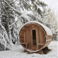 Russia Outdoor Barrel Steam Sauna Room