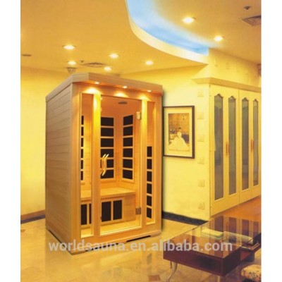 two person hemlock fiber carbon sauna