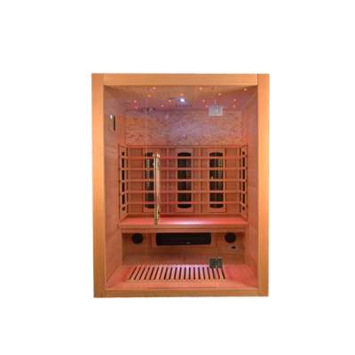 3 person culture stone ceranic heater infrared sauna room