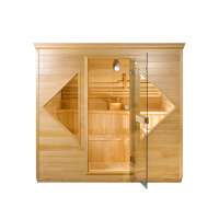 3 person simple family steam sauna room