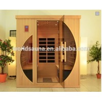 red cedar fiber carbon ceramic far infrared sauna rooms 4 person