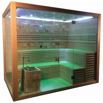 6kw  hemlock steam sauna room